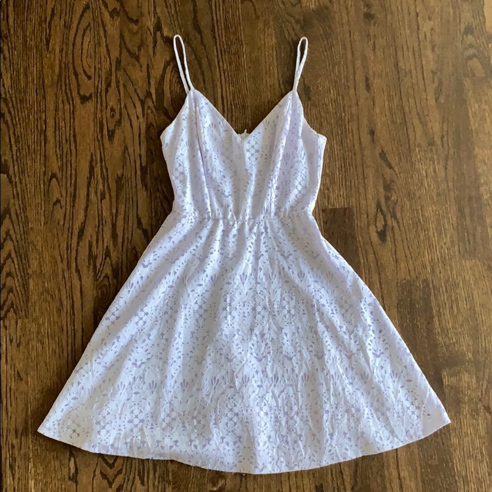 Aqua lace flow dress (Lavender)